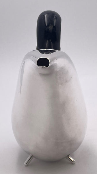 Rare Pomellato Sterling Silver Set of 2 Pitchers on Tray in Mid-Century Modern Style