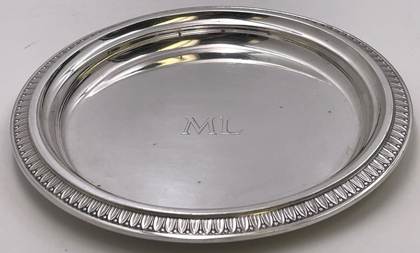 Tetard French Set of 28 Sterling Silver Plates from Early 20th Century Heavy Gage