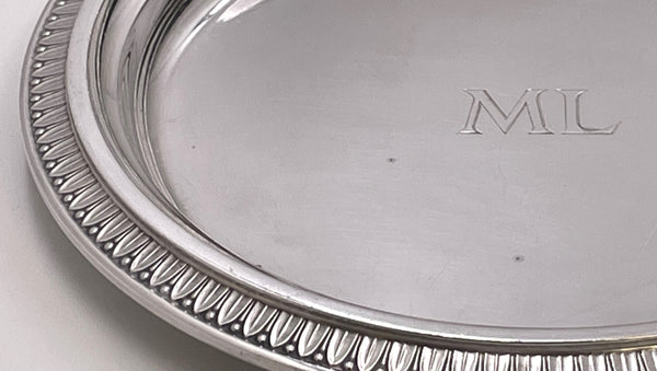 Tetard French Set of 28 Sterling Silver Plates from Early 20th Century Heavy Gage