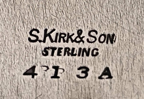 S. Kirk & Son Sterling Silver Cocktail Shaker in Mid-Century Modern Style