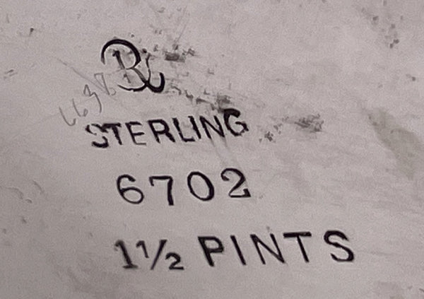 Currier & Roby Sterling Silver Cocktail Shaker in Mid-Century Modern Style