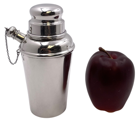 Currier & Roby Sterling Silver Cocktail Shaker in Mid-Century Modern Style 1 Pint