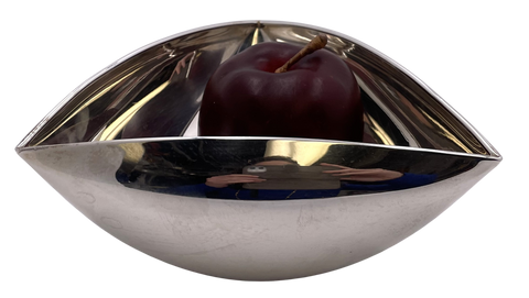 Pampaloni for Barneys Silver Bowl in Mid-Century Modern Style