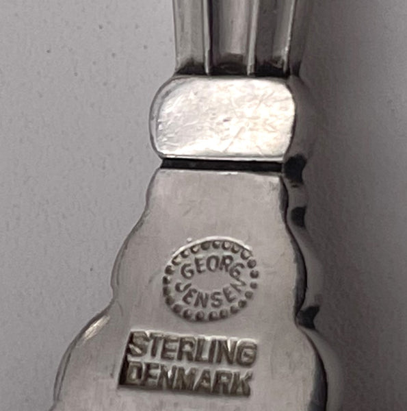 Georg Jensen 52-Piece Sterling Silver Flatware Set in Acorn Pattern