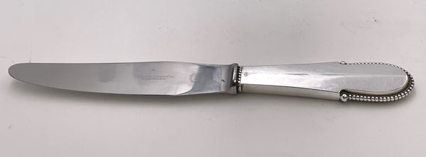 Georg Jensen Sterling Silver 48-Piece Beaded Flatware Set for 8