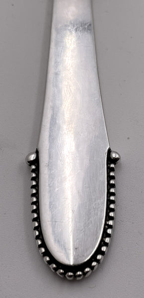 Georg Jensen Sterling Silver 48-Piece Beaded Flatware Set for 8