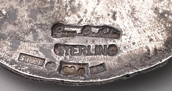 G. Liedholm Swedish Sterling Silver Necklace in Brutalist Style