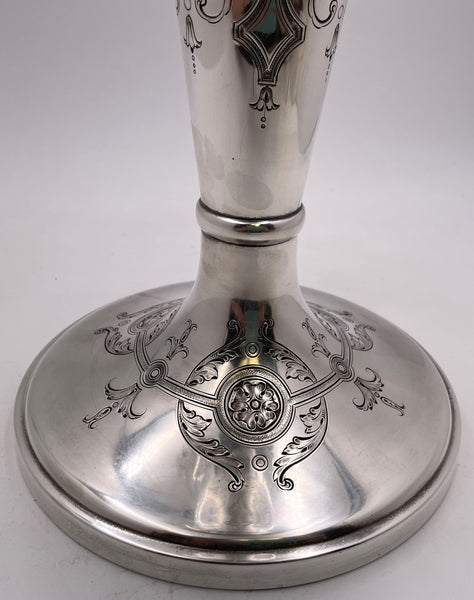 Black, Starr & Frost Sterling Silver Trumpet Vase