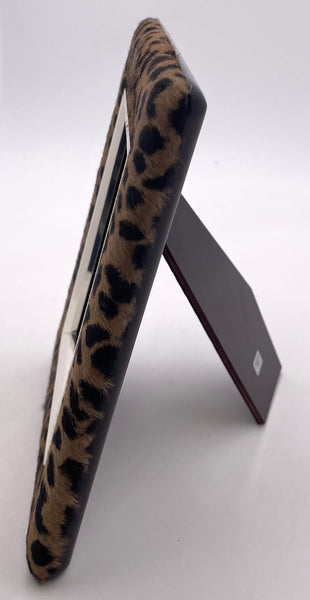 Del Conte Leopard & Sterling Silver Italian Picture Frame New in Box