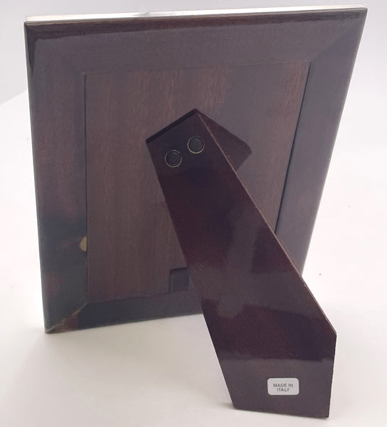 Del Conte Sterling Silver Picture Frame in Mid-Century Modern Style