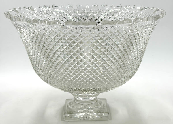 Paul Crespin 1810 Georgian Gilt Sterling Silver & Crystal Centerpiece