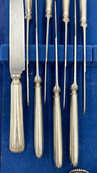 Buccellati Sterling Silver Flatware Set Milan Pattern