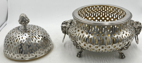 Tiffany & Co. Gilt Sterling Silver Centerpiece/ Rose Bowl