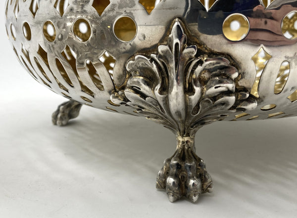 Tiffany & Co. Gilt Sterling Silver Centerpiece/ Rose Bowl