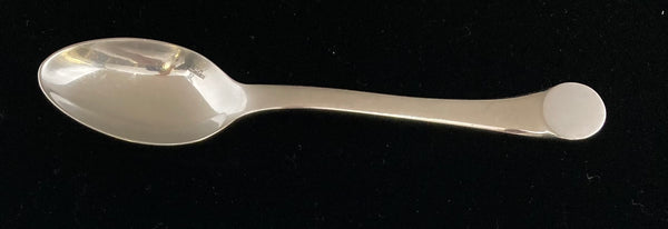 Rare Puiforcat Stainless Steel Flatware Set in Wave Pattern in Art Deco Style