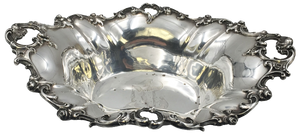 Wallace Sterling Silver Centerpiece Fruit Bowl Possibly in Grande Baroque Pattern (?)