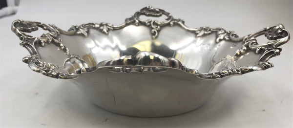 Pair of Wallace Sterling Silver Centerpieces Bowls Possibly in Grande Baroque Pattern