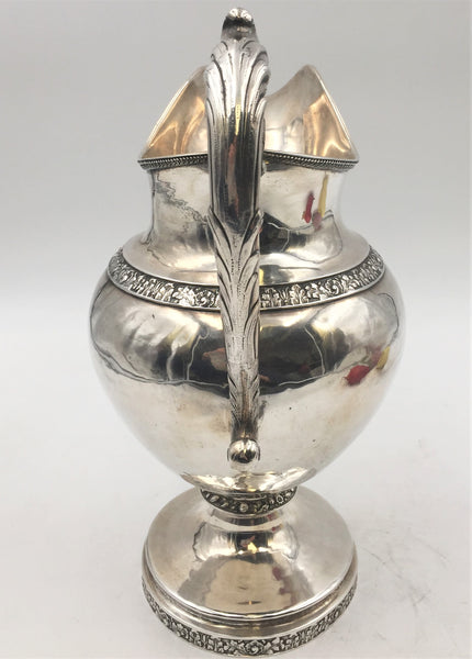 Bennett & Caldwell Coin Silver Pitcher Circa 1850