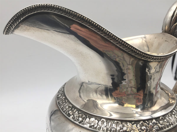 Bennett & Caldwell Coin Silver Pitcher Circa 1850