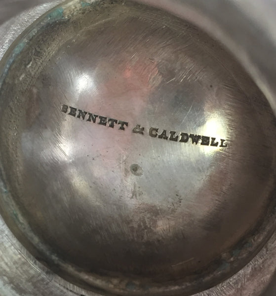 Bennett & Caldwell Coin Silver Pitcher Circa 1850
