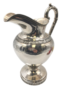 Bennett & Caldwell Coin Silver Pitcher Circa 1850