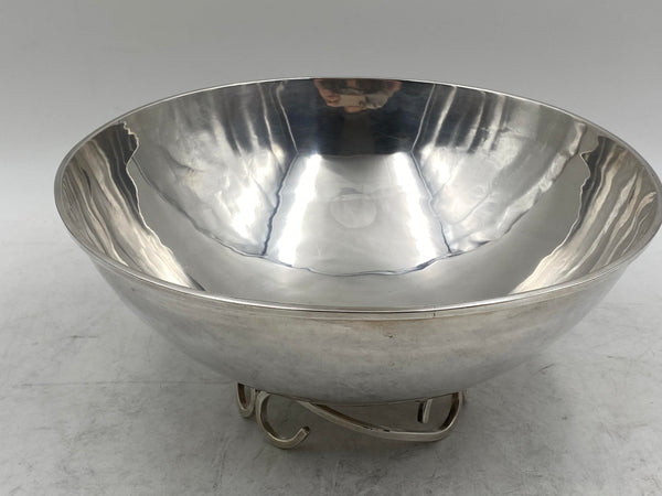 Sterling Silver Centerpiece Bowl with Ladle by Sciarrotta