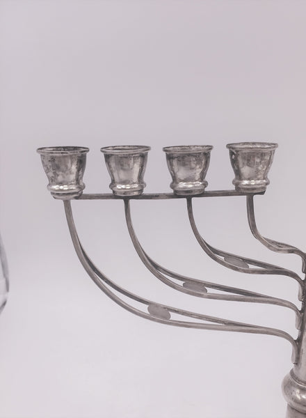 Continental Silver Austrian Hannukah Menorah