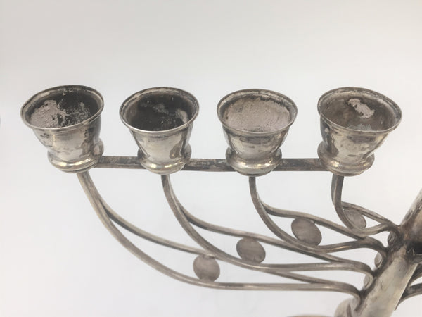 Continental Silver Austrian Hannukah Menorah