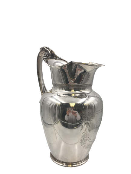 Gorham Coin Silver Pitcher Ewer from 1850s