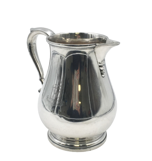 Ensko Sterling Silver Pitcher Jug in Georgian Style