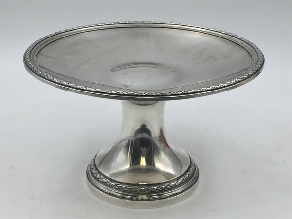 Pair of Puiforcat 19th Century French Sterling Silver Centerpiece Stands Footed Dishes