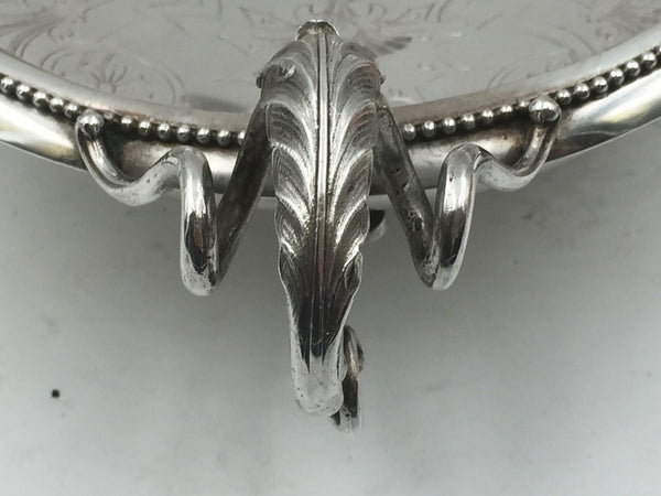 Austrian Continental Silver 19th Century Ornate Centerpiece Bowl