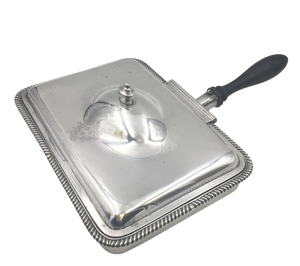 Garrard English Sterling Silver 1806 Georgian Covered Cheese Warmer Dish