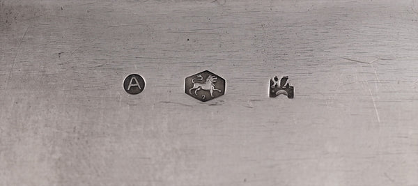 European Silver and Crystal Glass Inkwell on Stand in Art Deco Style