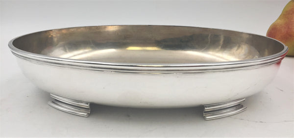 Finnish Mid-Century Modern Silver Centerpiece in Mid-Century Modern style