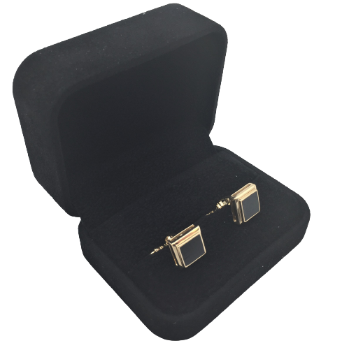 Di Modolo 18k Gold and Onyx Cufflinks