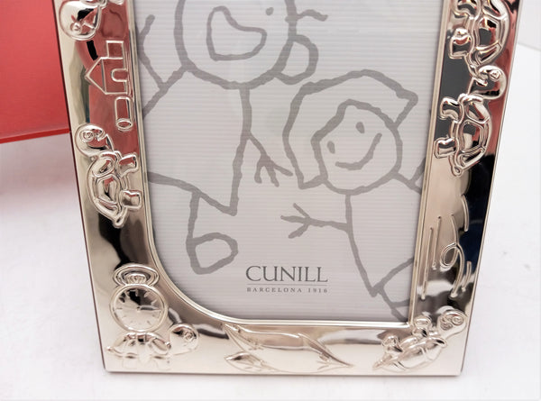 Cunill Sterling Silver Child Turtle Picture Frame -- New In Box