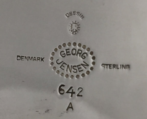 Georg Jensen by Rohde Sterling Silver Charger / Plate in Acorn Pattern #642A