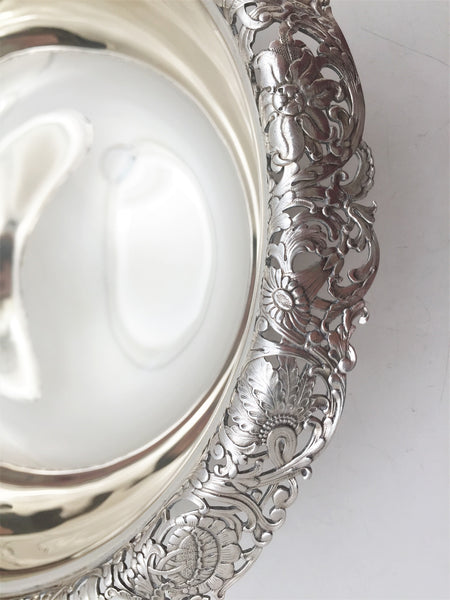 Tiffany & Co. Sterling Silver 1890s Bowl in Art Nouveau Style