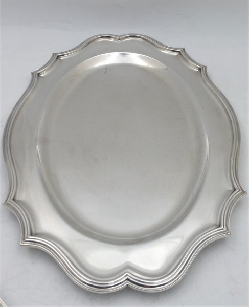 Guille English Sterling Silver 1939 Tray in Mid-Century Modern Style