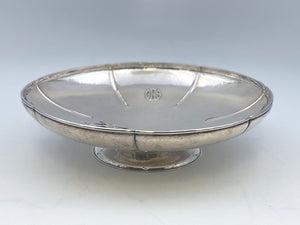 Lebolt & Co. Arts & Crafts Hammered Sterling Silver Compote Centerpiece Bowl