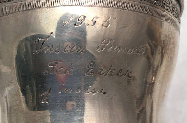 Continental Silver Goblet on a Stem