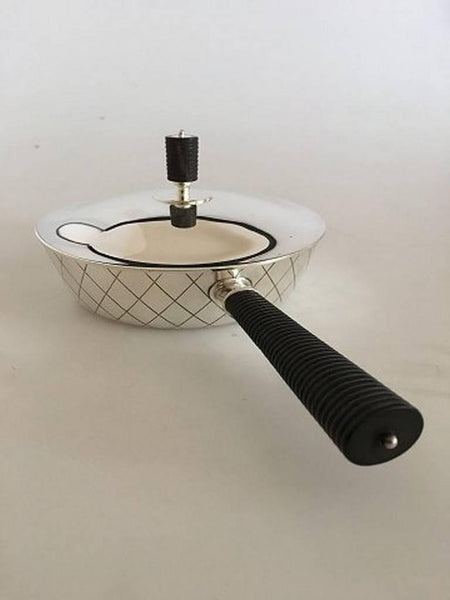 Georg Jensen Sterling Silver Bernadotte Skillet / Covered Bowl